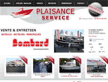 Tablet Screenshot of plaisanceservice.com